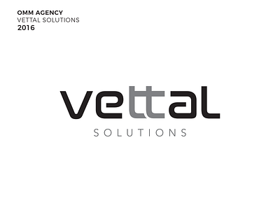 Vettal logo branding clean design flat identity illustration illustrator lettering logo minimal type typography