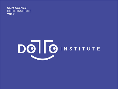 Dotto institute logo agency brand brand design branding design flat identity illustrator logo logo design minimal typography vector