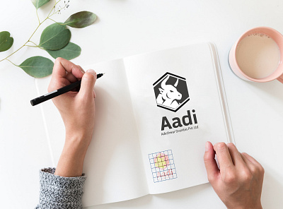 Aadi Logo branding design illustration logo typography ui vector