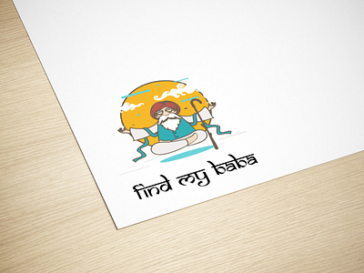 Find My Baba ankit ankit patni ankitpatni baba branding design find my baba findmybaba illustration logo typography vector