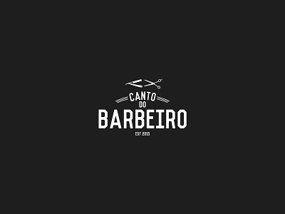Logo Design - Canto do Barbeiro branding design flat logo typography