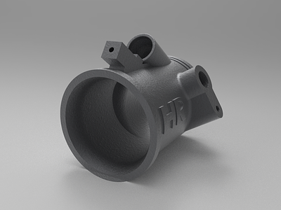 IC Engine Air Intake System Component Rendering 3d cad engineering rendering