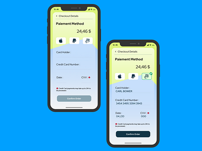 DailyUI#2 : Credit Card Checkout