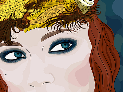 Flapper Girl Illustration illustration vector