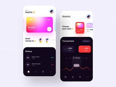 Payment app 💳 app app design app ui bank bank app clean clean ui minimal minimalism mobile app mobile ui money payment payment app ui uidesign