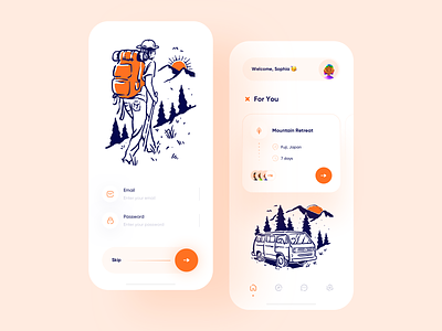 Tourism App Concept 🍃🌍