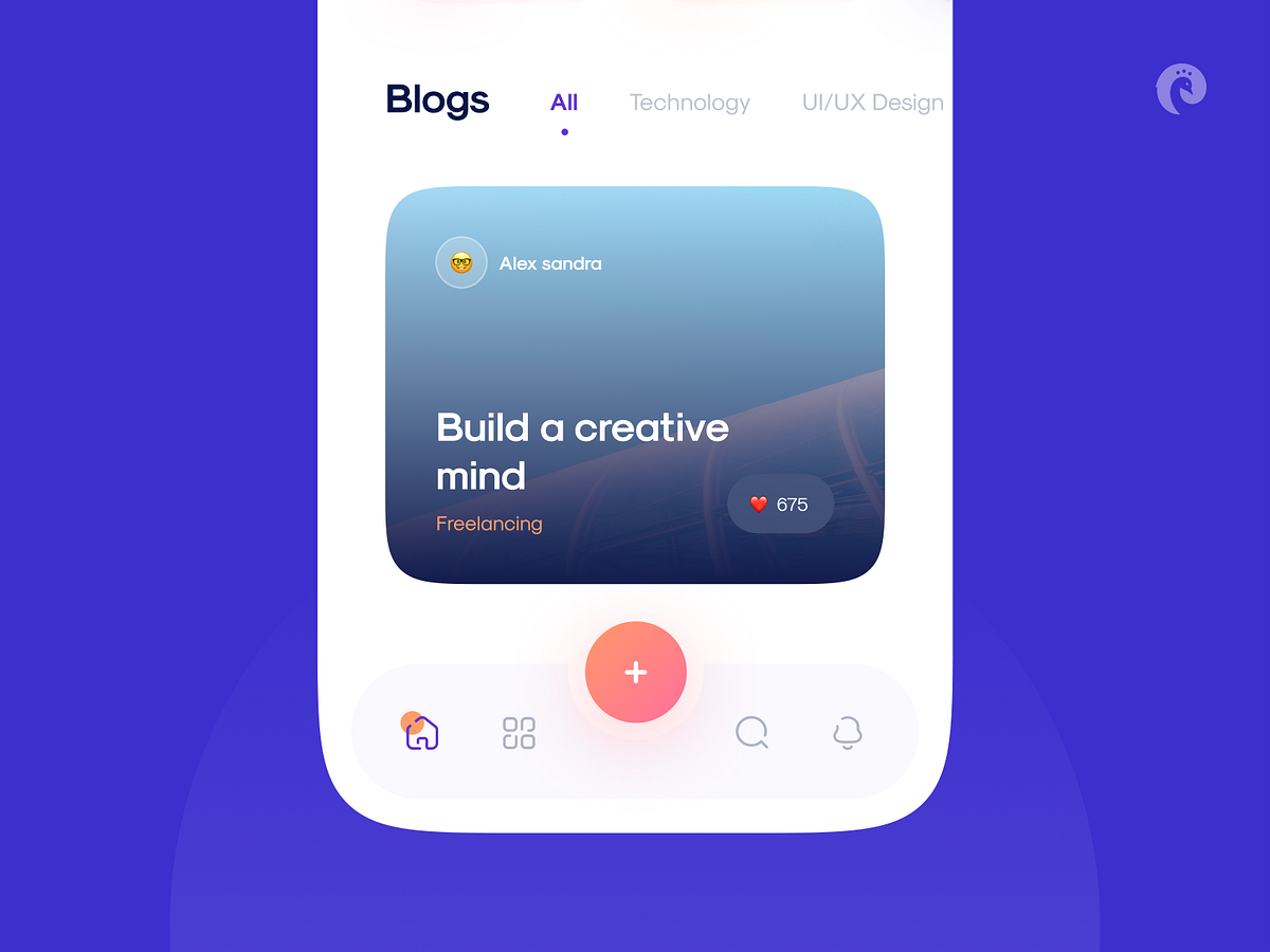 Blog reading app concept 📚 by MoRas for Piqo Design on Dribbble