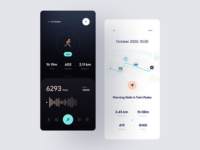 Step Tracker App Concept