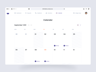 Kanban Calendar - Dashboard 🗓