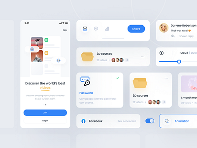 UI Components by QIYU1223 | Dribbble