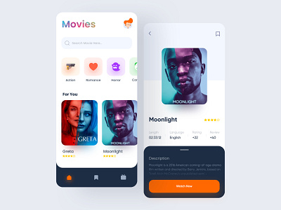 Movies App Design 🎬🎭