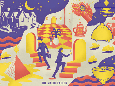 The Magic Radler - artwork beer beerlabels branding craft design illustration productdesign