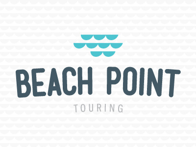 Beach Point Touring colors fun logo