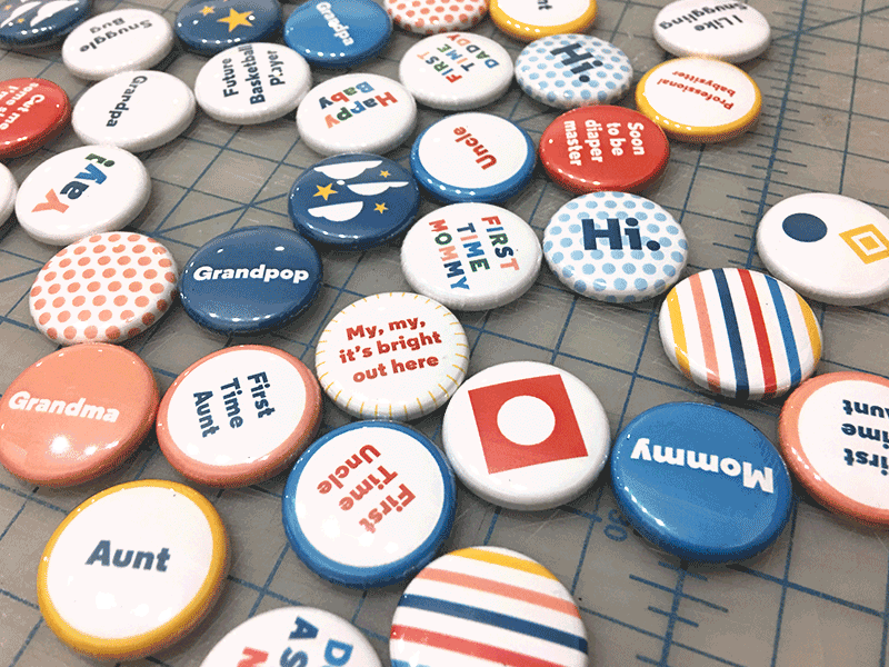 Sprungle Baby Buttons by Alexander C. Sprungle on Dribbble