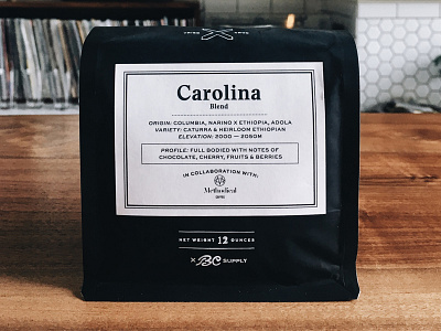 BC Supply — Carolina Blend coffee labels packaged goods packaging
