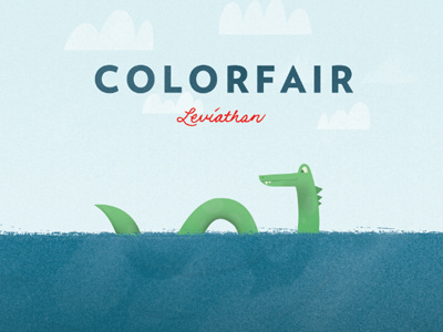 Colorfair - Leviathan album art fun illustration leviathan texture water