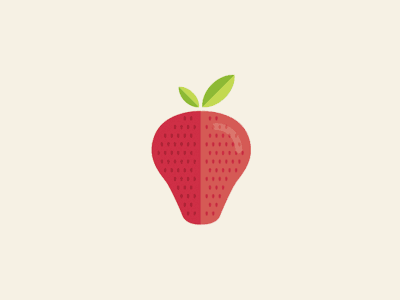 Fruit apple colorful fruit illustration pretzel strawberry