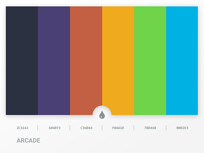 Arcade Palette arcade arcade game colorpalette colors colourpalette colours palette swatch swatches