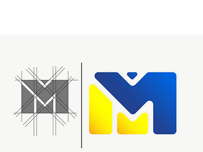 M logo concept