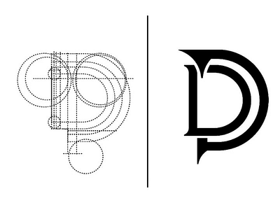 D logo concept