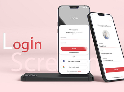 Logoin Screen Ui Design applogin loginappdesign loginui ui ux uxdesign