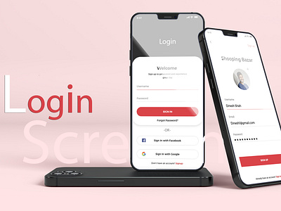 Logoin Screen Ui Design