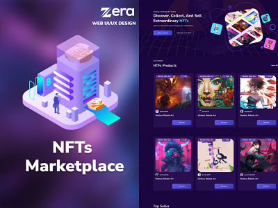 NFTs Marketplace UIUX Design