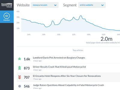Newscurve Monitor