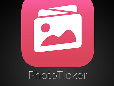 Photo Ticker app