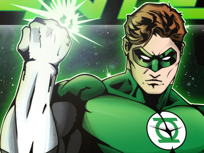 Green Lantern batman comic book comics fanart green lantern illustration justice league