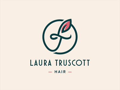 Logo for Hairdresser animation beauty beauty salon billieargent branding colourful creative design graphicdesign hair hair salon illustration logo logodesign logotype navy peach pink typography vector