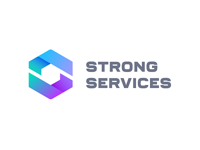 Logo Design for Strong Services billieargent blue branding bright dailyinspiration design designer designinspiration graphicdesign logo logo design logodesign logoinspiration logos logotype london modern purple typography vector