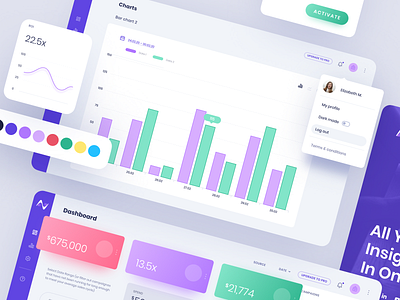 Web App for Marketing Analytics Software - Nymble app billieargent branding design diagrams graphicdesign illustration london purple typography ui ui design ux ux design uxui vector web web design webapp design webapplication
