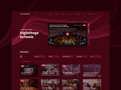 Web Design for Digital Switzerland