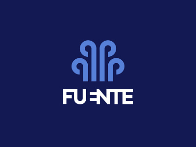 Logotype Fuente⛲ branding dailylogo dailylogochallenge dailylogodesign design education flat fountain graphicdesign icon logo logodesign logotype london minimal symbol typography vector web