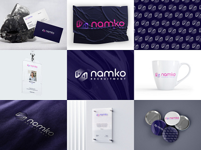 Namko Recruitment | Logo Design | Branding brand design branding design graphic design logo logo design logotype london typography ui
