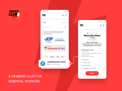 App Design | Service Club