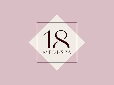 Logotype for London based exotic medical treatments 18medispa branding creativedesign curation curativetreatment design graphicdesign healthproduct logo logodesign logotype medical modern product rectangle skincare spacare spaproduct uniquedesign