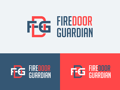 Logotype for FireDoor Guardian👌 billieargent branding design door fire firedoor graphicdesign logo logodesign logotype london monogram monogramdesign red safety typography vector vectordesign