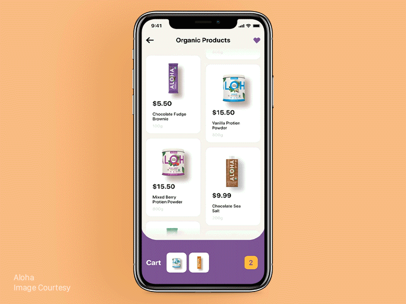 eCommerce App Design - Cards Interaction 🔥