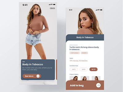 [ASOS] Fashion eCommerce App UI - Part 1