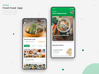 Fresh Food Delivery App UI - P1 [Attachments] animation app clean delivery ecommerce figma figmadesign food app interaction invisionstudio minimal mobile motion principleapp product design restaurant app typography ue ui web