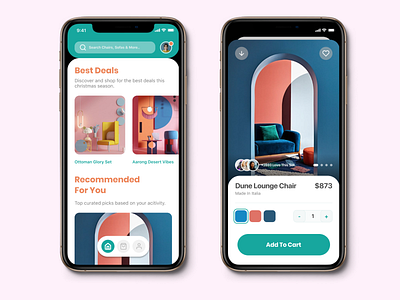 Shopping eCommerce App UI Screens [P1] animation app branding checkout clean colorful dashboard design ecommerce fintech home screen ikea illustration mobile payment sofa store trending ui vibrant
