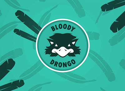 Bloody Drongo art background brand branding design illustration logo minimal simple ui vector