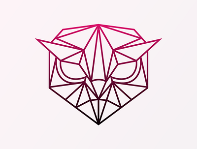 Geometric owl logo art brand branding design illustration logo minimal owl simple ui vector