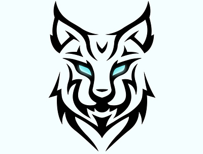 Lynx illustration art brand branding design illustration logo lynx minimal simple ui vector