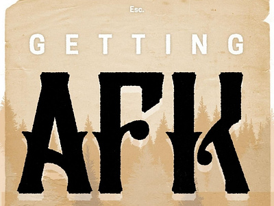 AFK by Fabri Velázquez escape nature pandemic stressed type work
