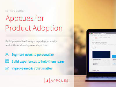 Appcues for Product Adoption