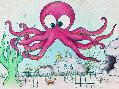 'Octopus's Garden' procreate thebeatles octopus