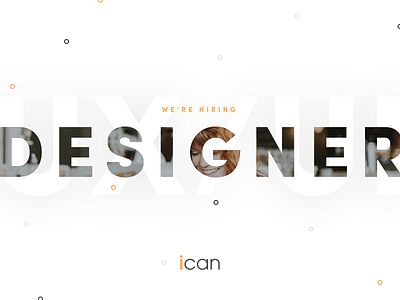 We're Hiring a UX/UI Designer! agency clean design designer dublin hiring ireland job minimal typography ui ux